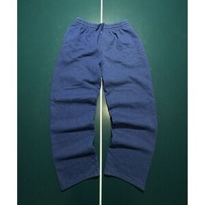 Vintage Russell Athletic Sweatpants Men's Large Heather Blue Baggy Wide Leg